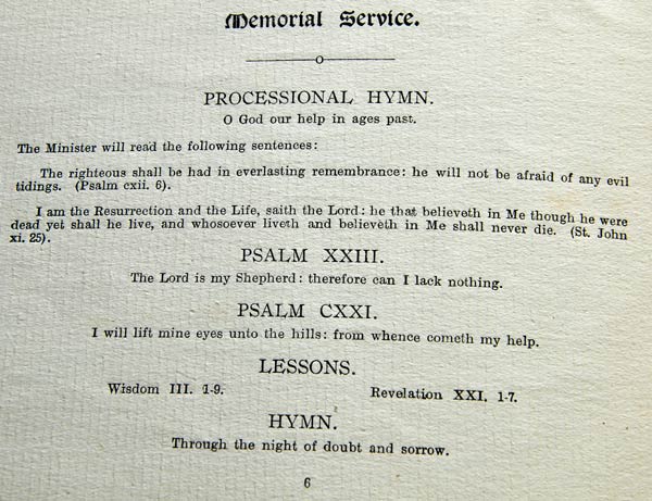 Spitalford Memorial Commemorative Booklet - Page 6